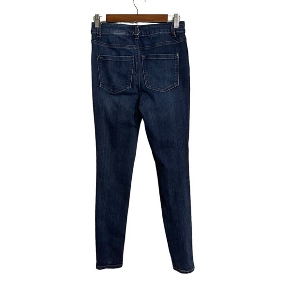 Maurices Womens Dark Wash Stretch Everflex High-Rise Skinny Jeans Size 2 - Picture 8 of 8